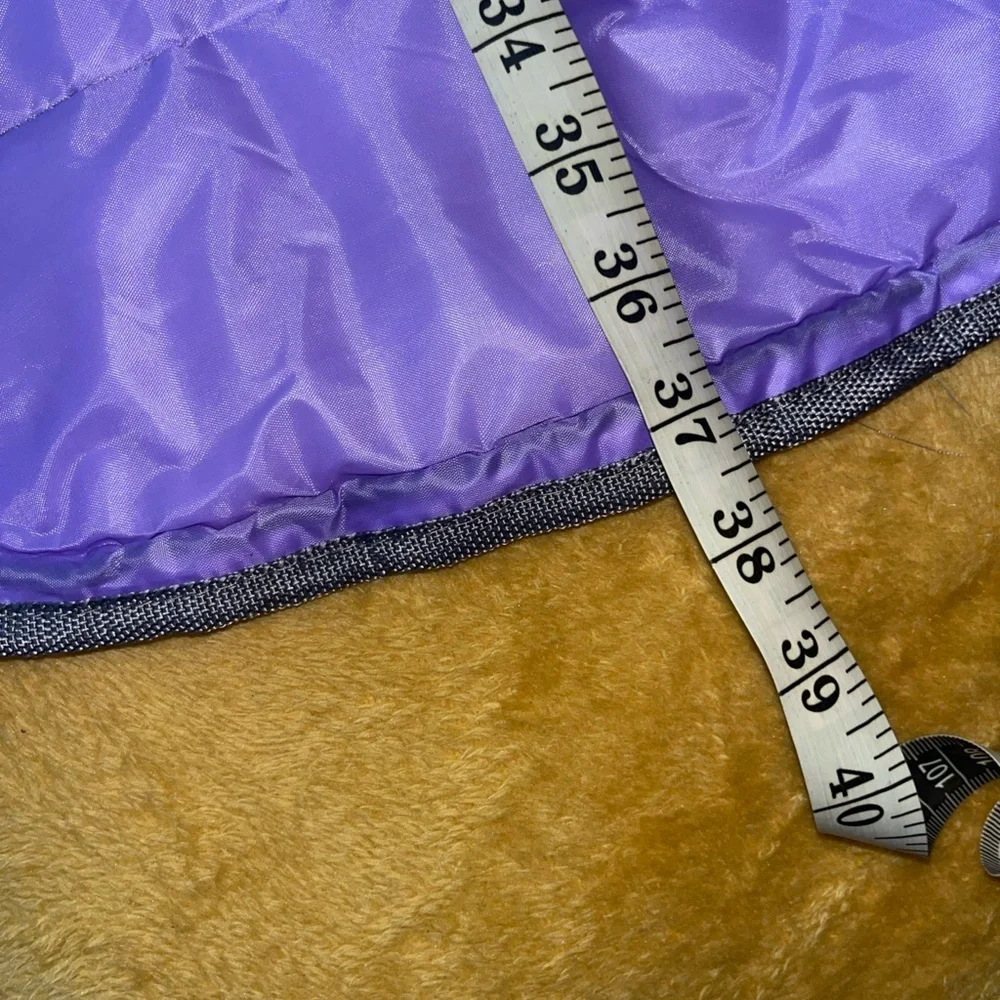 Pawsitively Posh Green Purple interior Pet Sleeping Bag